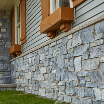 Chamberlain Dimensional Cut Marble Natural Thin Stone Veneer Wainscoting