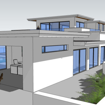 Zero Net Energy (ZNE) Contemporary new home