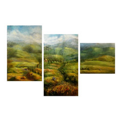 Модульная картина У ХОЛМА НЕТ ВЕРШИНЫ - Paintings