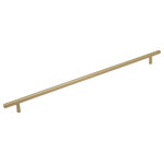 Celeste Designs - Bar Pull Gold Champagne / Brushed Bronze Solid Stainless Steel, 19" X 24" - Open cabinet drawers and doors easily with our Stainless Steel Bar Pulls in Gold Champagne finish, a Brushed Bronze like finish. They are strong, and their design is modern and simple. Installation is easy. Available in oversized sizes too.