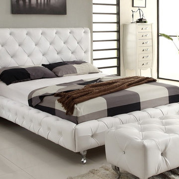 Maria Platform Bed in White - $872.55