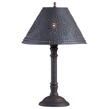 Gatlin Lamp, Hartford Black With Shade