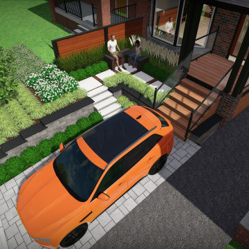 Lawrence Park South Front Yard Parking Pad