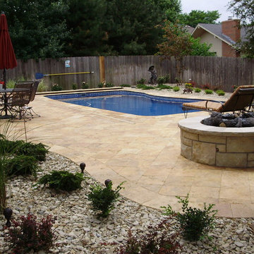 Travertine Patio