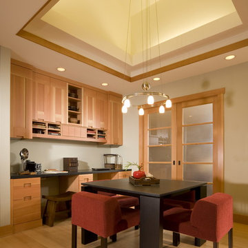 Breakfast Nook with Built in Desk