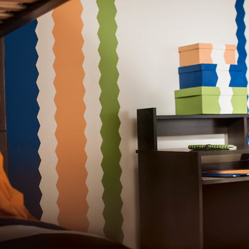 Chevron Accent Kids Bedroom
