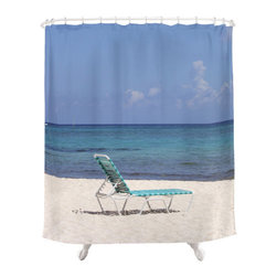 BACK to BASICS - Beach Chair, Fabric Shower Curtain - Shower Curtains