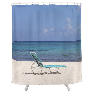 Beach Chair, Fabric Shower Curtain