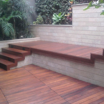 Palm Hills Villa - Teak wood stairs and flooring