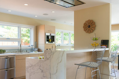 Inspiration for a contemporary kitchen remodel in San Francisco