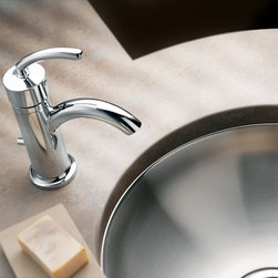 Icon&trade; Chrome One-Handle Low Arc Bathroom Faucet - Products