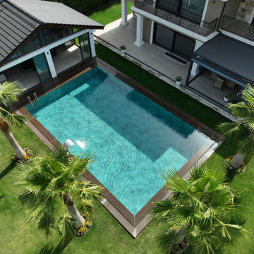 Antique Grey Porcelain Tiles -Urla,İzmir Villa