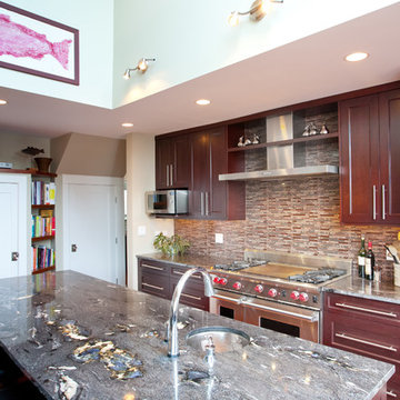Cherry Wood Kitchen & Bathroom