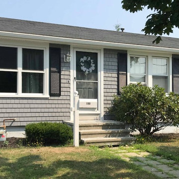 Mastic Cedar Discovery Vinyl Siding & Harvey Windows, New Bedford, MA