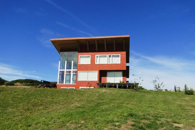 Example of an exterior home design in Other