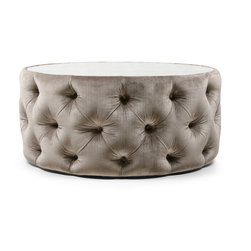 Cambridge Ottoman Mirror Top - Footstools & Ottomans
