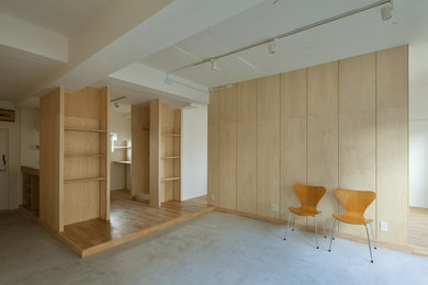 Example of a living room design in Fukuoka