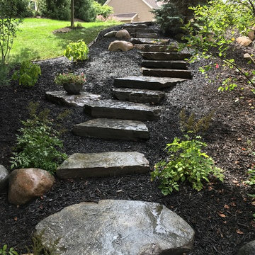 Ledgestone steps