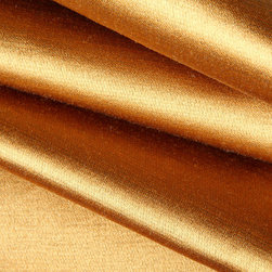 Contessa Fabric in Pumpkin - Drapery Fabric