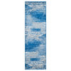 Safavieh Adirondack Collection ADR112 Rug, Silver/Blue, 2'6"x8'