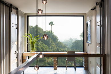 Inspiration for a modern home design remodel in Santa Barbara