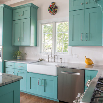 Turquoise Coastal Cottage