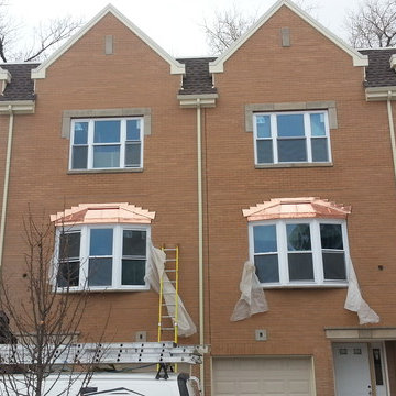 Copper Bay Windows & Copper Soffit Fascia - Chicago, IL