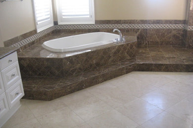 Example of a trendy bathroom design in Other