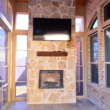 Fort Worth, TX, Outdoor Living Space Combination w/ 3-Season Room