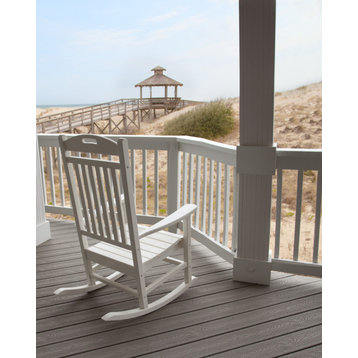 Trex Outdoor Furniture Yacht Club Rocking Chair, Classic White