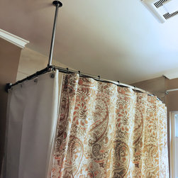 Curved Corner Shower Rod - Shower Curtain Rods