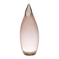 Jackknife Glass Vase in Aubergine - Vases
