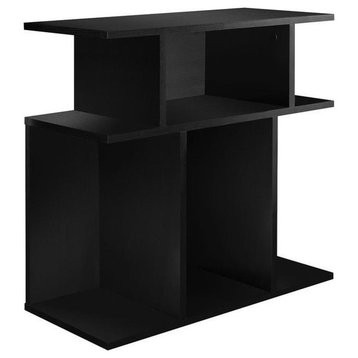Accent Table, Side, End, Nightstand, Lamp, Living Room, Bedroom, Laminate, Black