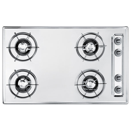 30" Wide 4-Burner Gas Cooktop