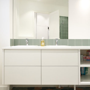 Colorful renovation for this apartment - Project Rocher