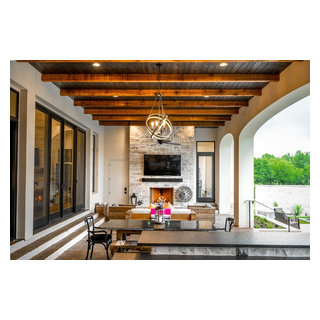 Modern Mediterranean - Mediterranean - Porch - Austin - by Goodner ...