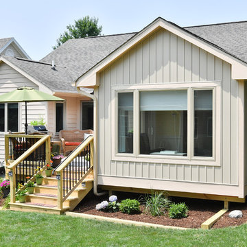 Okemos Sunroom and Deck Addition