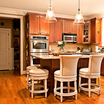 Transitional splash of orange!