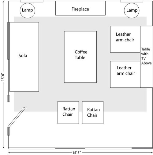 Living Room furniture placement need help
