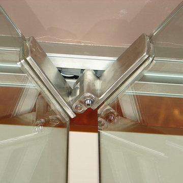 Frameless glass sliding doors and Glass folding doors