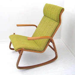 Mid-Century Scandinavian Bentwood Rocker - SOLD - Rocking Chairs