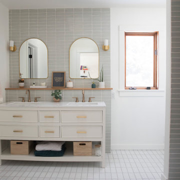 Primary Bathroom Before and After