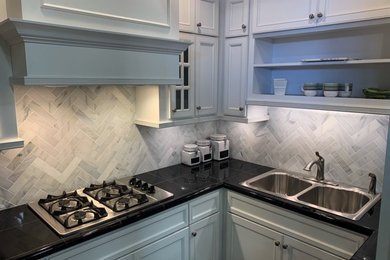 Inspiration for a modern kitchen remodel in Providence