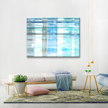 'Horizontals & Verticals' Ready2HangArt Canvas by Dana McMillan