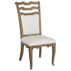 Bellevue HMIF23830 Maggie 20"W Polyester Side Chair - Natural Wood