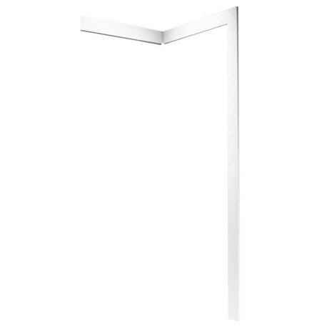 Swan 3.875x74 Solid Surface Trim Kit, White