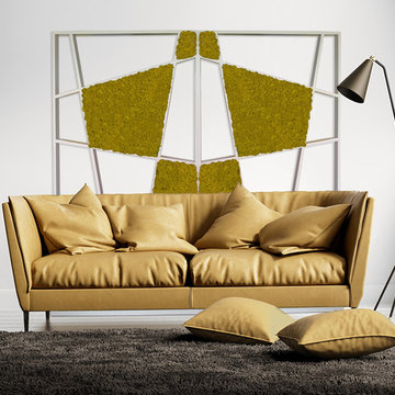 Preserved Plants Twist Partition Panel