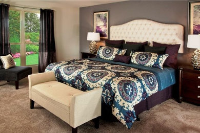 Example of a bedroom design in Austin