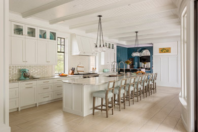 Kitchen - coastal kitchen idea in Charleston