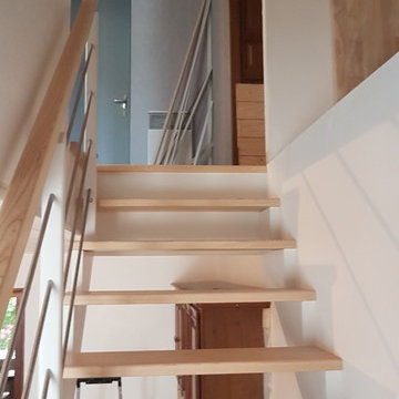Réalisation escalier blanc